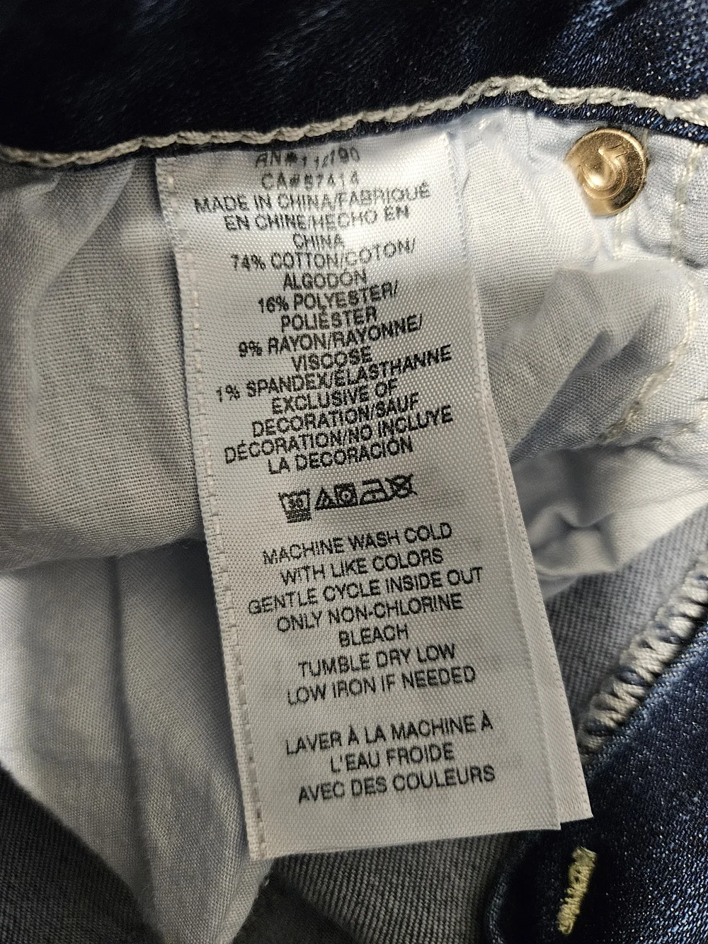 True Religion Women's Indigo Jennie Curvy Skinny Jeans - Signature Pockets - Picture 6 of 13